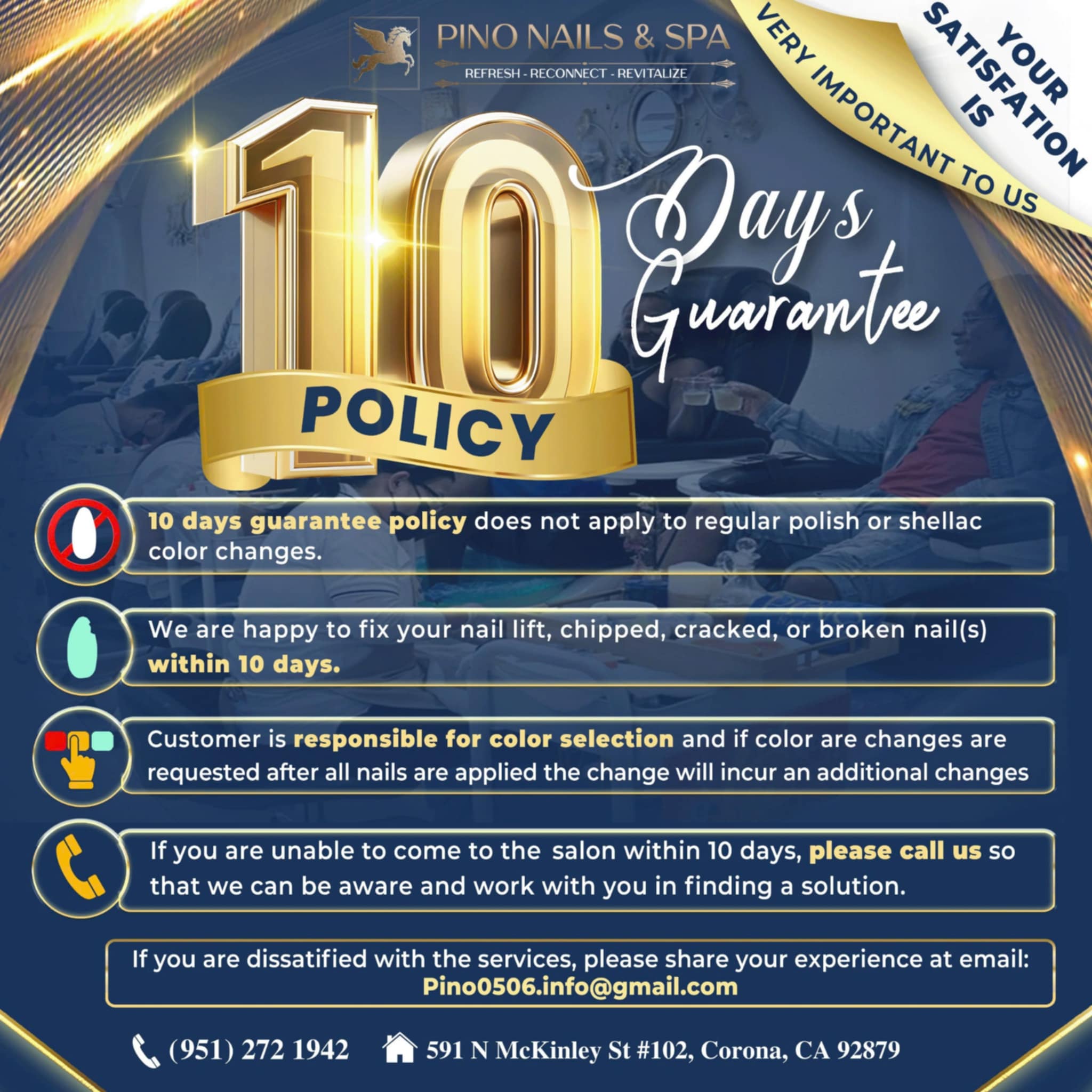 Promotion in Pino Nails & Spa Corona CA